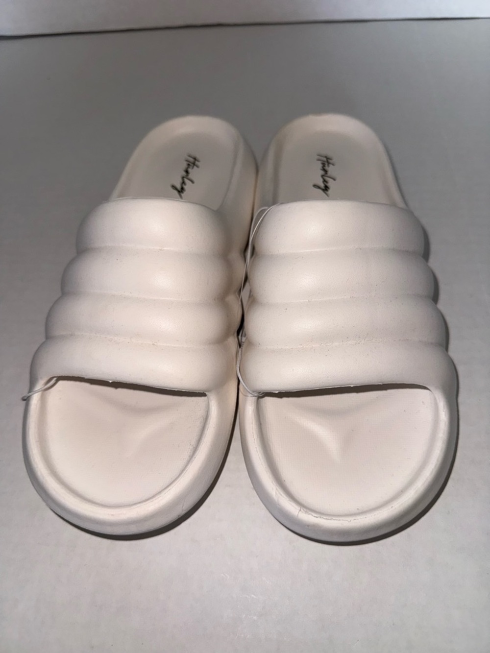 Hurley Lily White Padded Slide Sandals